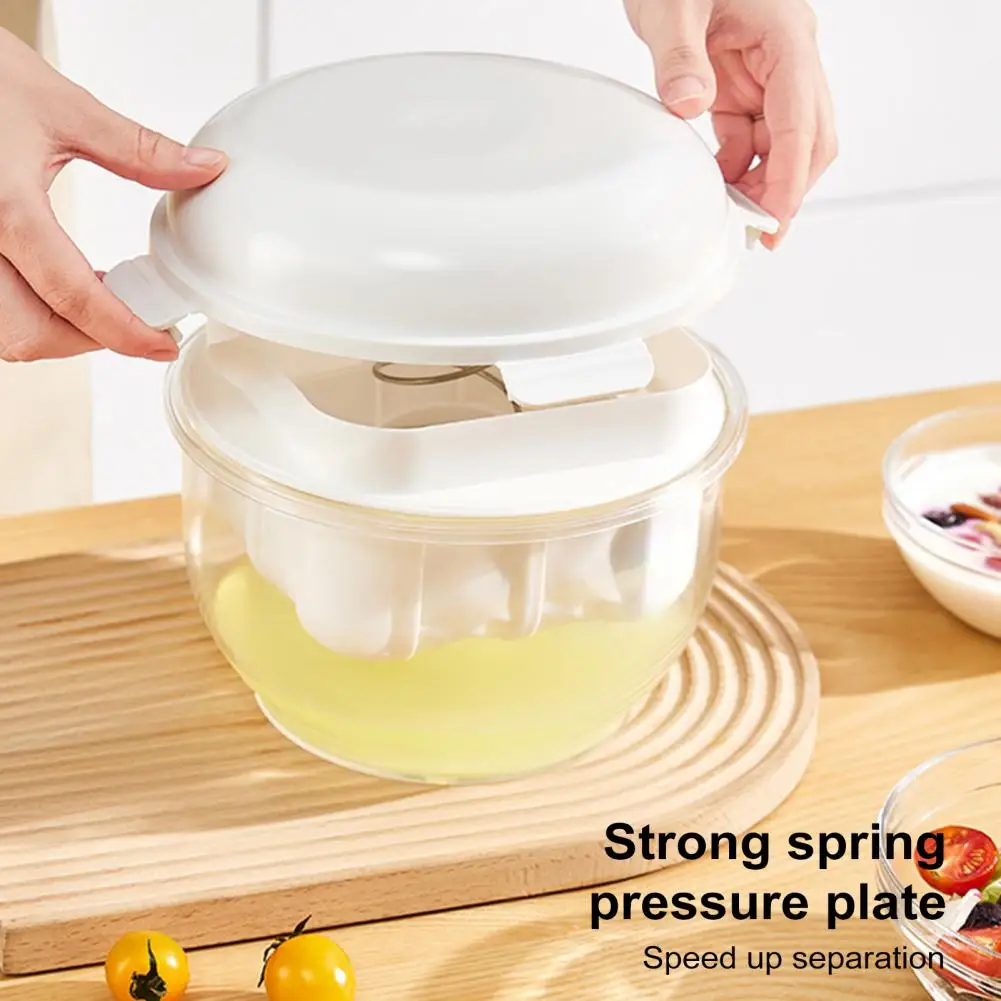 Colador de yogur de alta capacidad, herramientas de cocina, juego de fabricante para aperitivos gruesos con alto contenido de proteínas, filtro de malla fina para exprimir arroz para hacer en casa