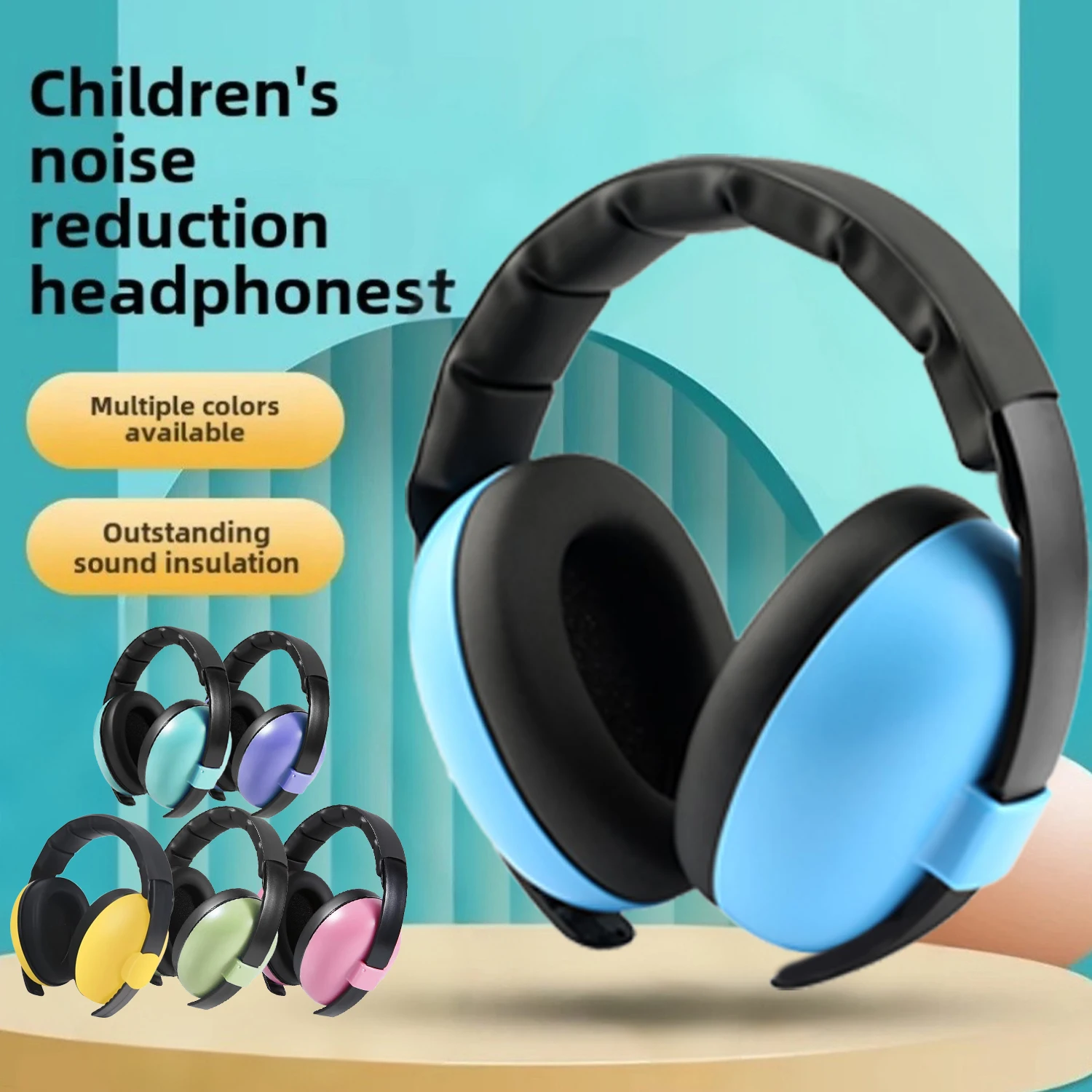 

Baby Ears Protection Anti Noise Shield Earmuff Kids Ear Plugs Fit Travel Baby Sleeping Sound-isolating Headphones