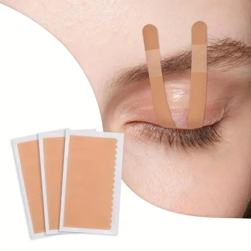 1/10 Blatt gepfropftes falsches Wimpern-Lifting-Augenlidband, Vlies-Augenbrauenschutzband, Wimpernverlängerung unter Patch, Make-up-Tools