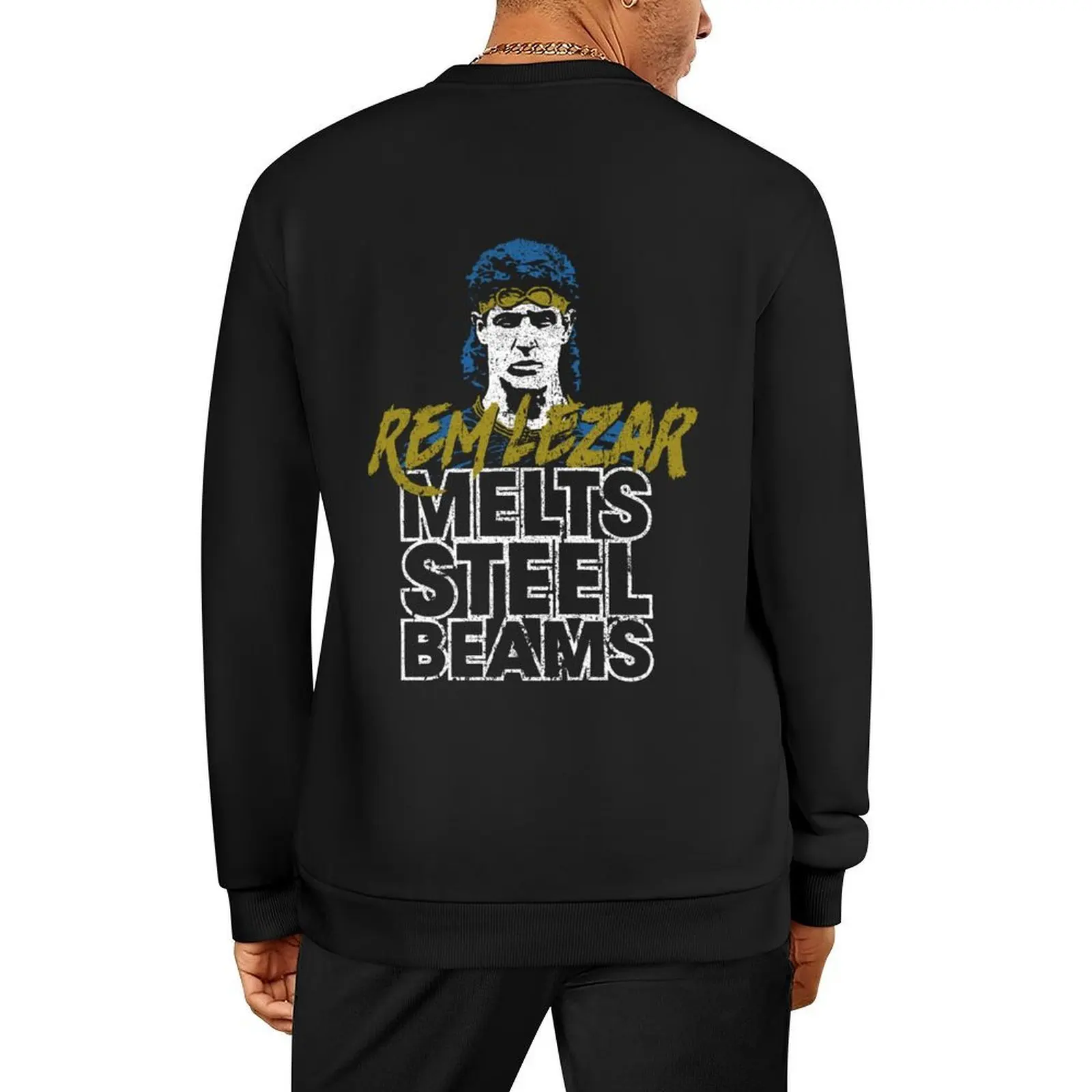 

Rem Lezar Melts Steel Beams Pullover clothes for men graphic t shirts men korean clothes tracksuit new sweatshirts
