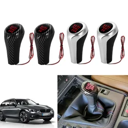 5/6 Speed Gear Shift Knob RED LED Backlight Shifter Stick Lever For BMW E39 E46 E60 E61 E82 E87 E90 E91 E92 X1 X3 X5 M3 M4 M5