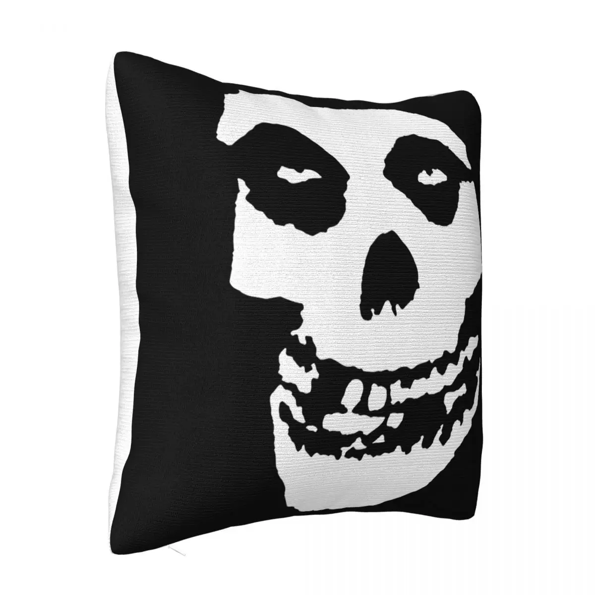 New Men Misfits Skull Logo Clothing Rock Metal Band Basic Popular Style Surprise Middle Aged Pillow Case