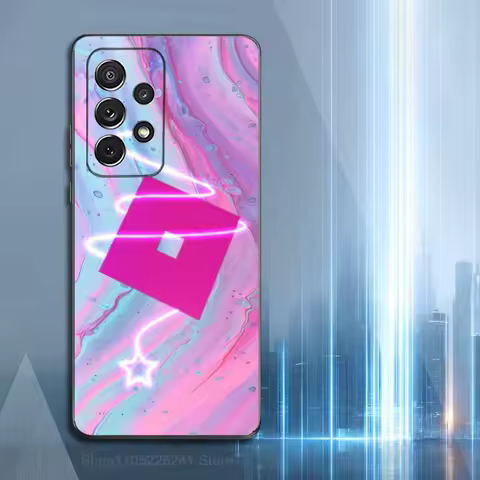 Cool R_RoBloX-ES Game Phone Case For Samsung S9,S10,S20,S10,S21,S25,S24,S23,Ultra,FE,Plus,Lite,Soft Silicone Black Cover