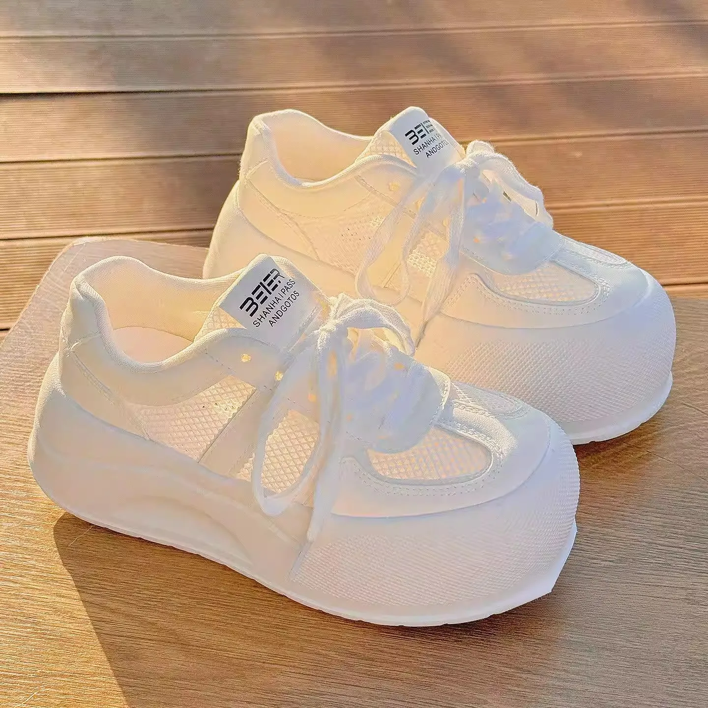 

Женские кроссовки 2026: Новинка лета, дышащие, сетчатые, на толстой подошве, очень комфортные, повседневные, спортивные, не утомляющие ноги