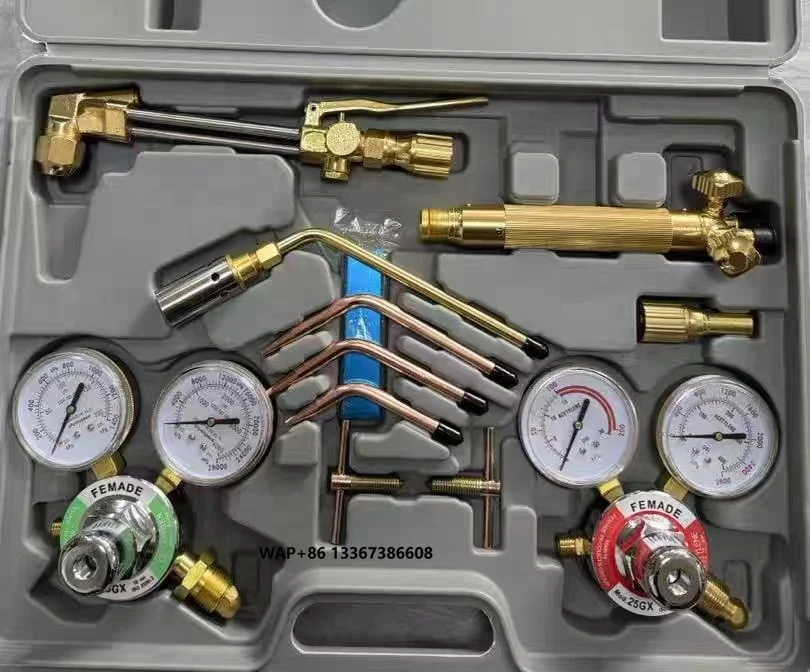 Oxygen & Acetylene Gas Cutting Torch and Welding Kit, Portable Cutting and Welding Outfit