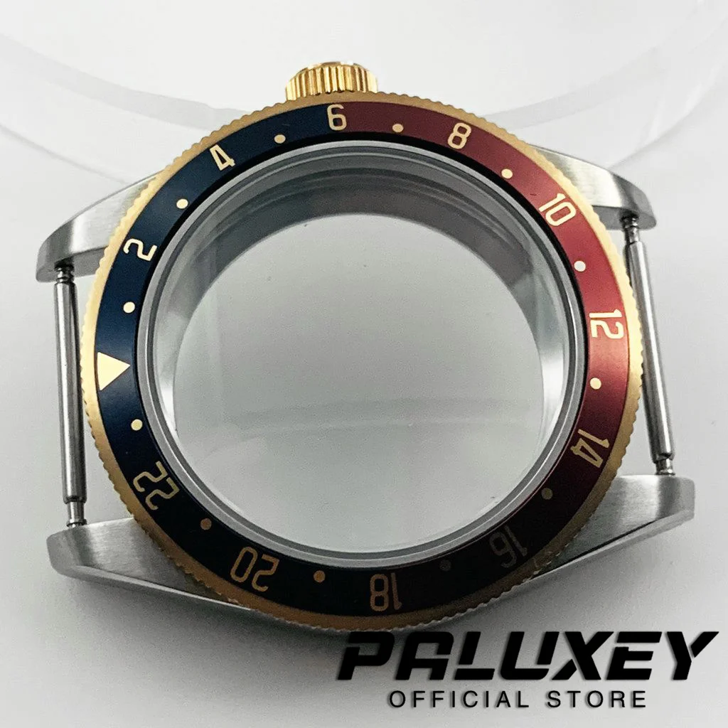 BB58 39MM Rose Gold Waterproof Domed Sapphire Crystal Watch Case Suitable for NH34 NH35 NH36 NH38 ETA 2824 PT5000 Movement 20ATM - view 3