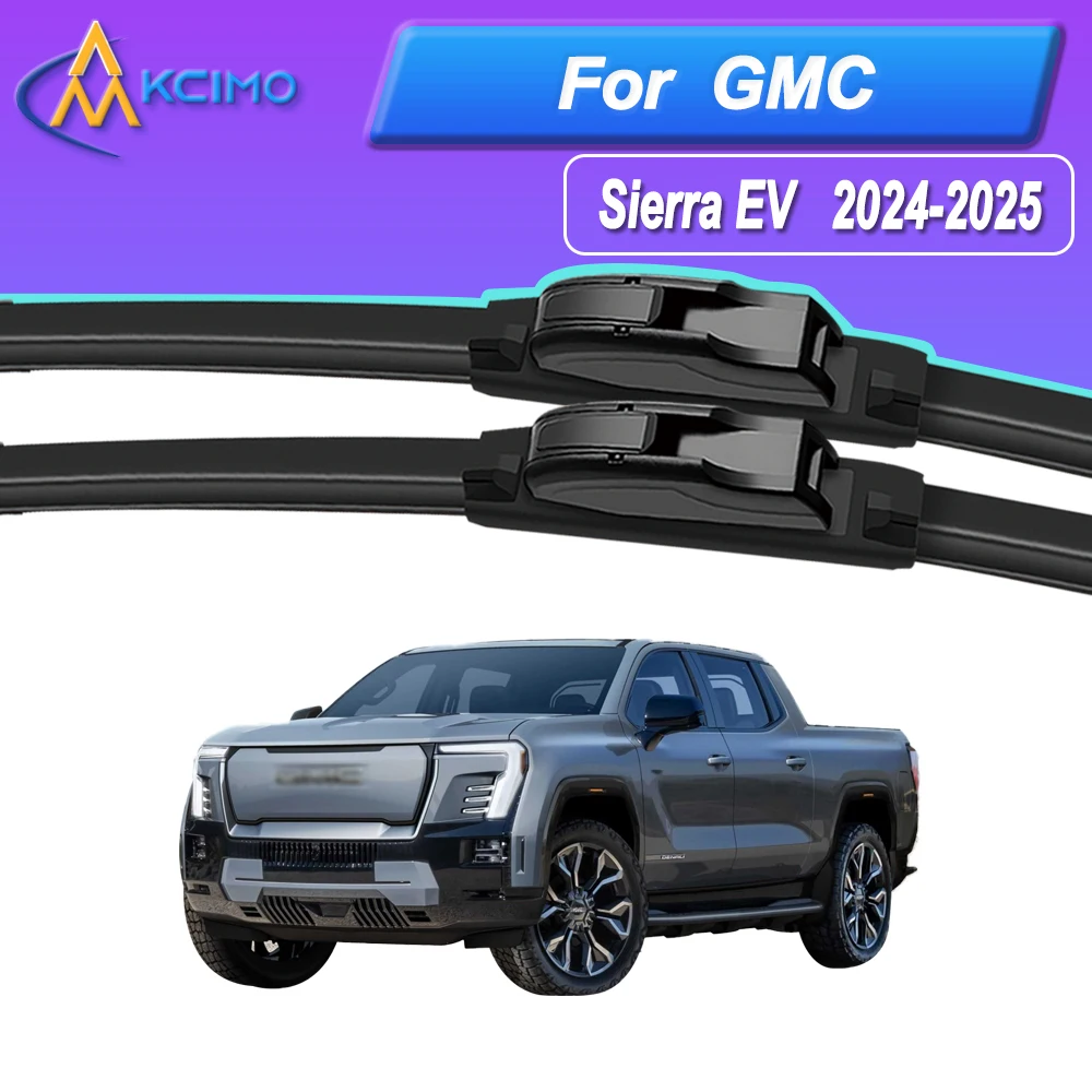 

Силиконовые щетки стеклоочистителя автомобиля для GMC Sierra EV 2024-2025 — всепогодные бесшумные щетки стеклоочистителя, быстроразъемный зажим