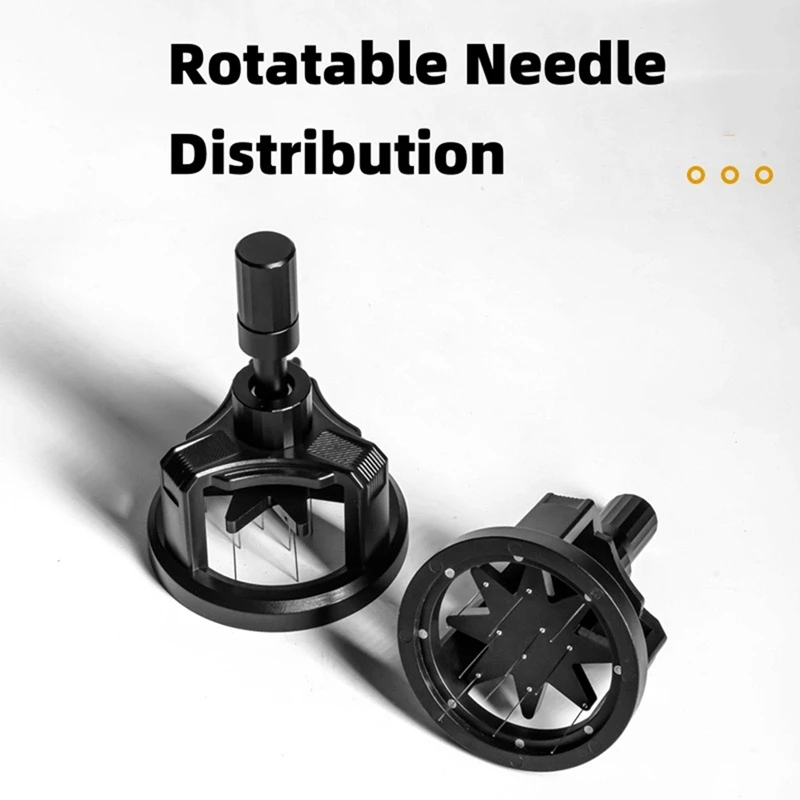 WDT Tool Espresso Distribution Tool With Magnetic Bottom, Adjustable Depth Espresso Stirrer Tool, Needle Distributor-T02C