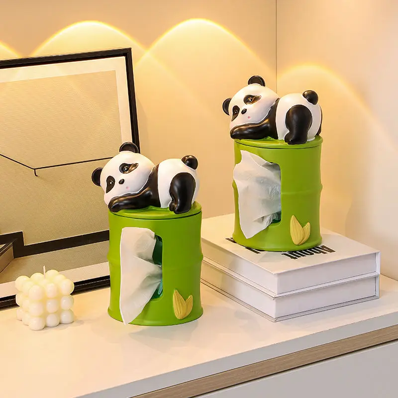 

Creative Panda Tissue Box, Modern Home, Living Room, Household Paper Drawer, Coffee Table, Office Desk, Napkin Paper Box