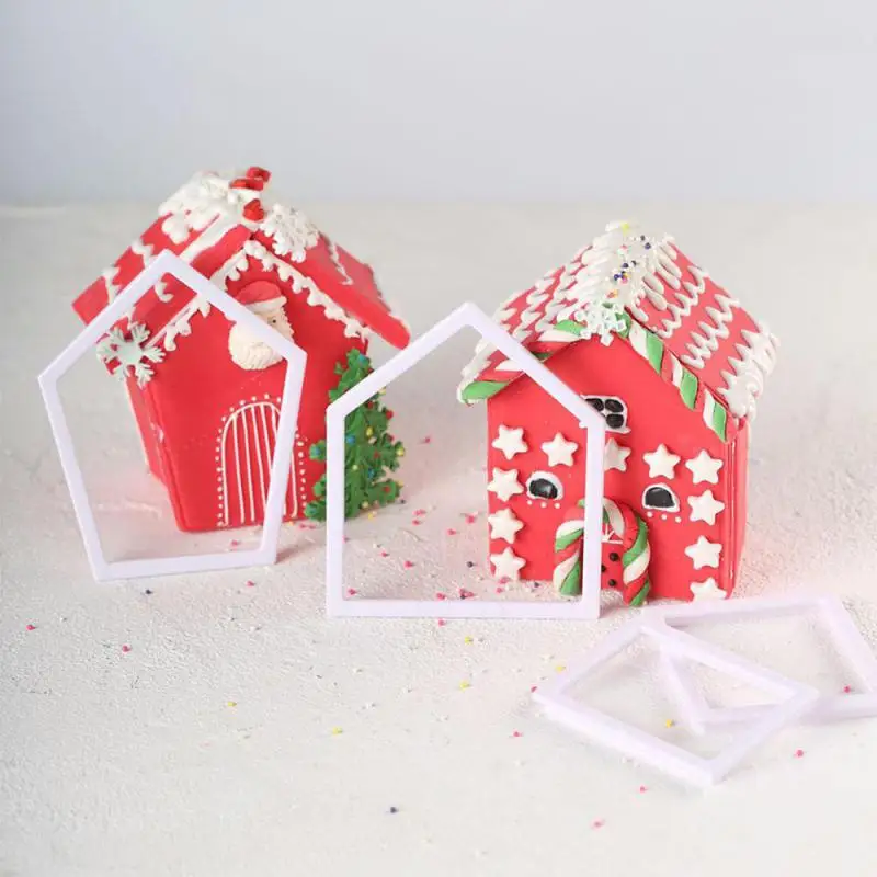 

Рождественский пряничный человечек, дом, формочка для печенья, форма для тиснения печенья, торта, сахарное ремесло, десерт, печать, инструменты для штампов