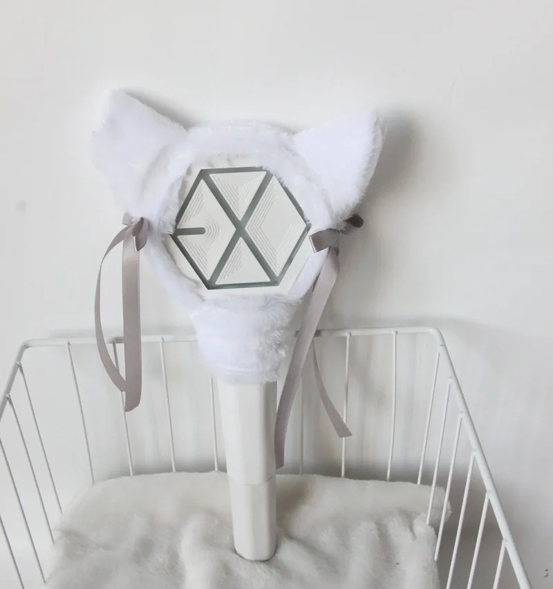 Imagem -04 - Idol Boy Group Lightstick Cover Adorável Concerto Luz Capa Fãs Kawaii Coleção do Presente Baekhyun Sehun