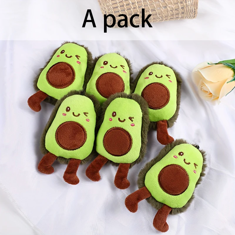 1pc Avocado Squeaky Plush Toy 1
