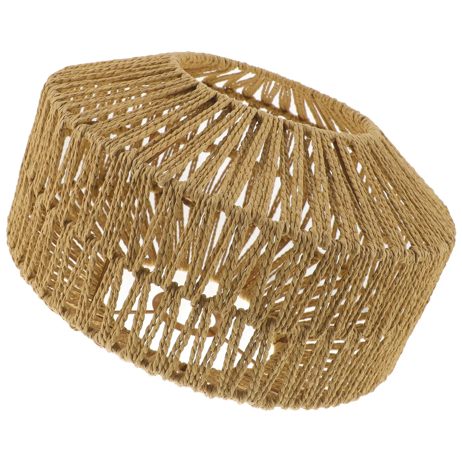 Retro Industrial Style Paper String Lampshade Ceiling Light Shade Warm Home Decor for Corridor Chandelier Small Lampshade