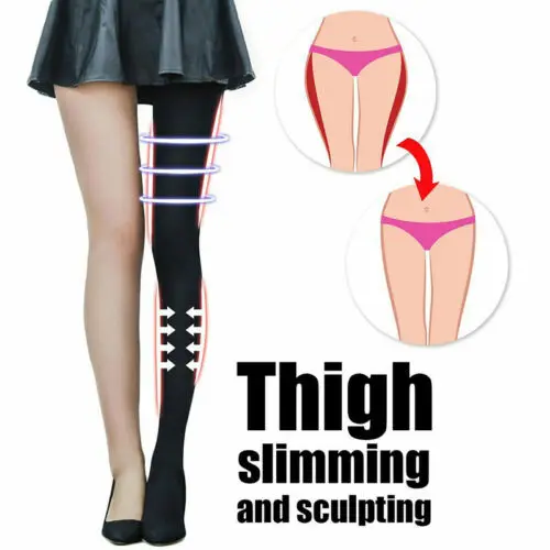 Medias de compresión súper delgadas para mujer, medias de Varicosity para mujer, medias para quemar grasa y calorías, moldeador de piernas, medias