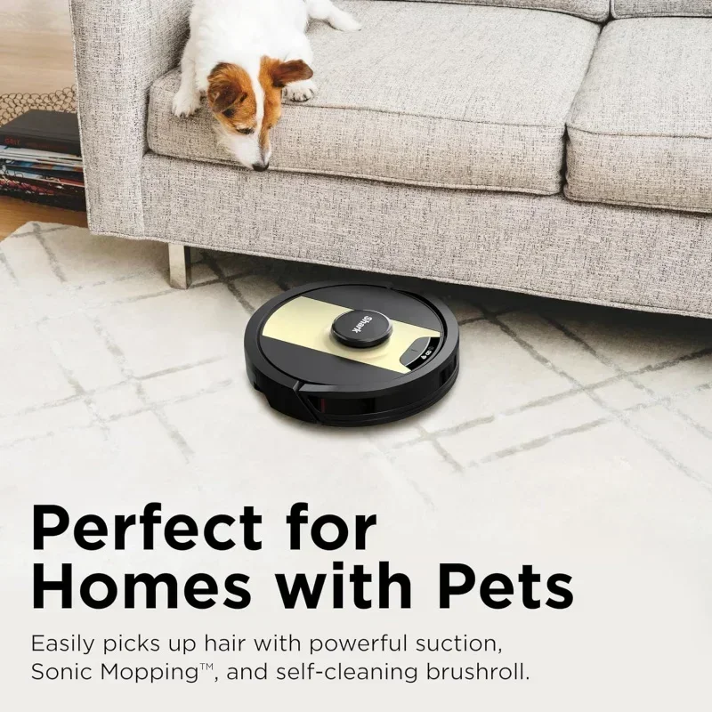 DD2Shark RV2410WD IQ 2-in-1 Robot Vacuum and Mop with Row-by-Row Cleaning,Perfect Compatible with Alexa,No Self-Empty Base