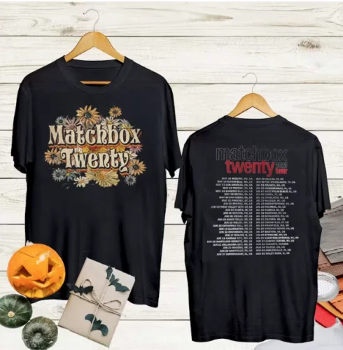 Matchbox Twenty Tour 2022-2023 T-Shirt Slow Dream Concert Band Unisex Cotton