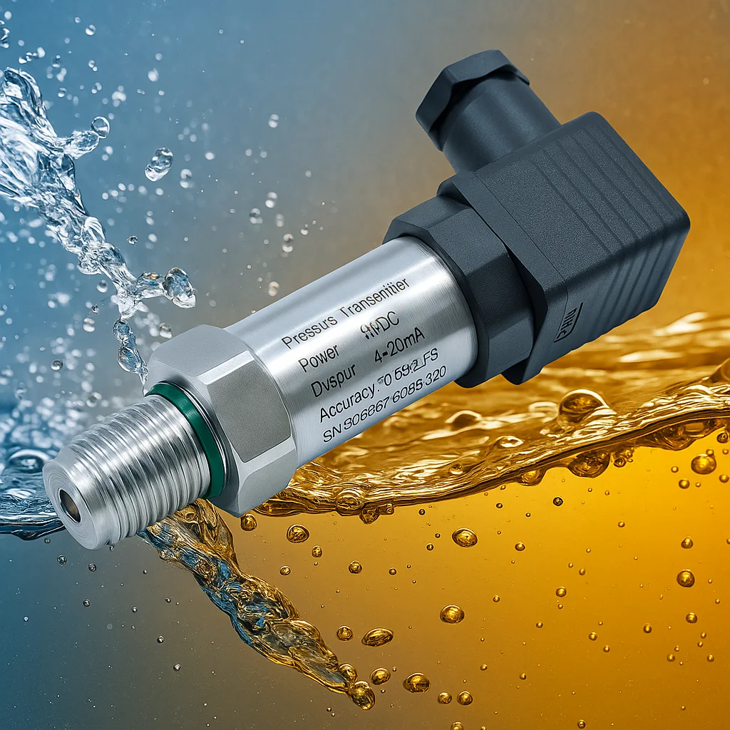

Высокая точность OEM 316L 0,25% FS 4-20 мА G1/4 G1/8 Hirschmann Plug сварной датчик абсолютного давления передатчик для жидкости