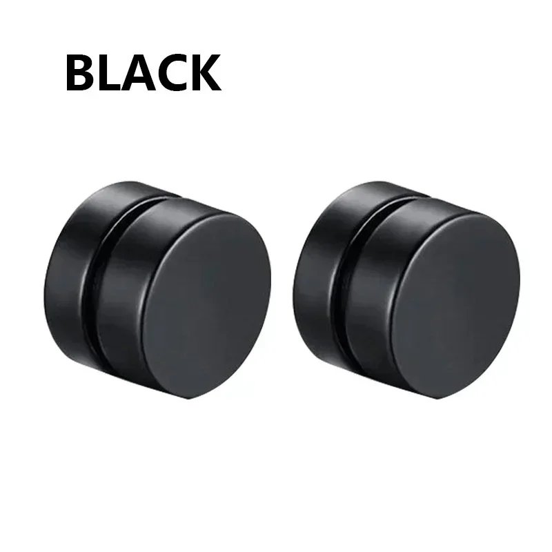 Women's 2PCS Magnetic Ear Clips Stud Earrings, Non-Piercing
