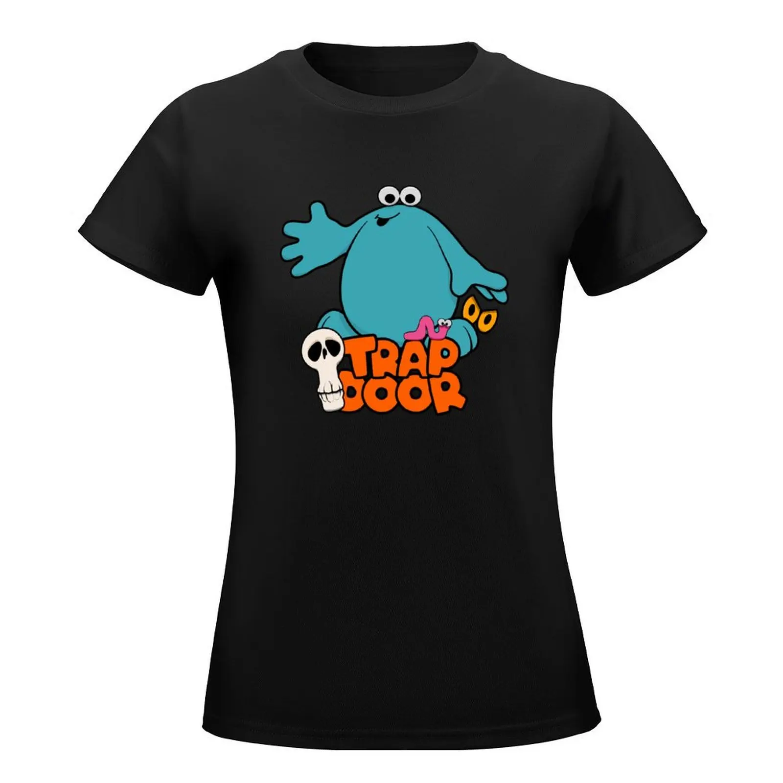 Trap Door T-Shirt hippie clothes plus size tops Woman T-shirts