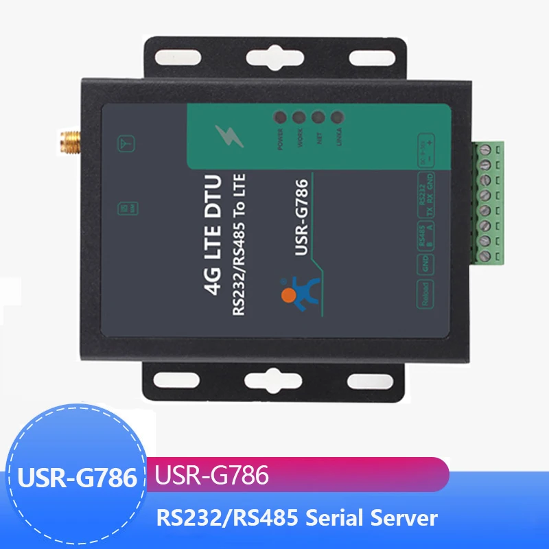 

USR-G786-G 4G Сотовые модемы с глобальными диапазонами M2M сотовые модемы RS232 RS485 для LTE Cat 4 модема сетевое устройство связи