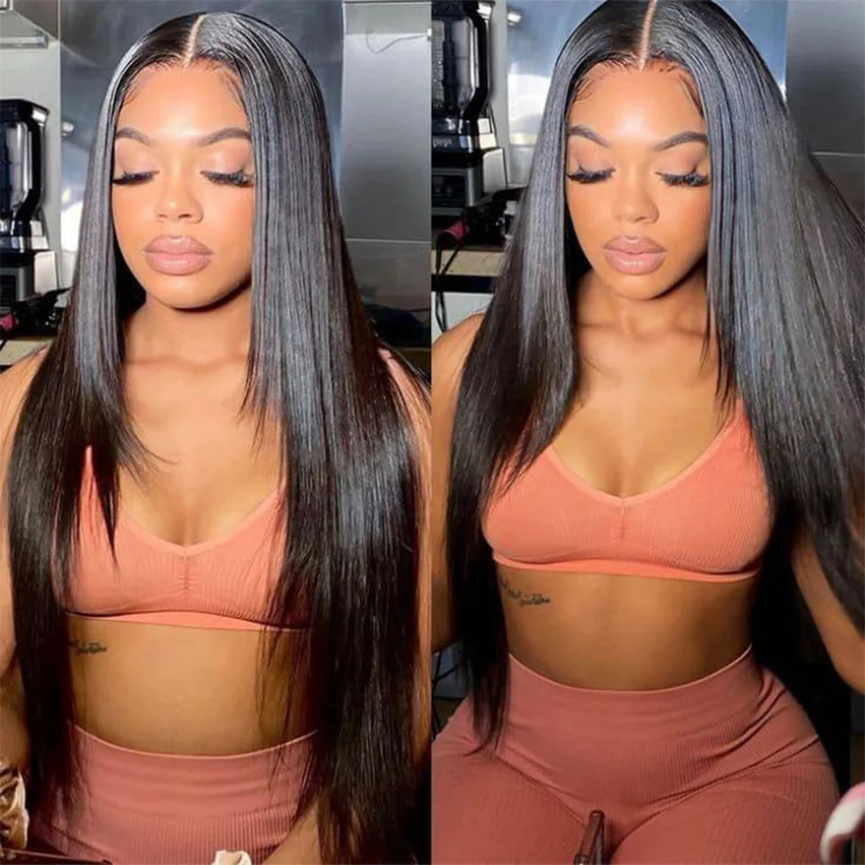 Clip in Hair Extensions Straight Real Human Hair Brazilian Virgin Remy Human Hair Extensions 8pcs with 20 Clips Double Weft for Women Invisible Straight Seamless Clip Ins Hair Extensions Jet Black Natural Soft Silk Straight Human Hair Weft 120g