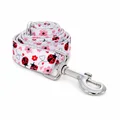White ladybug Leash