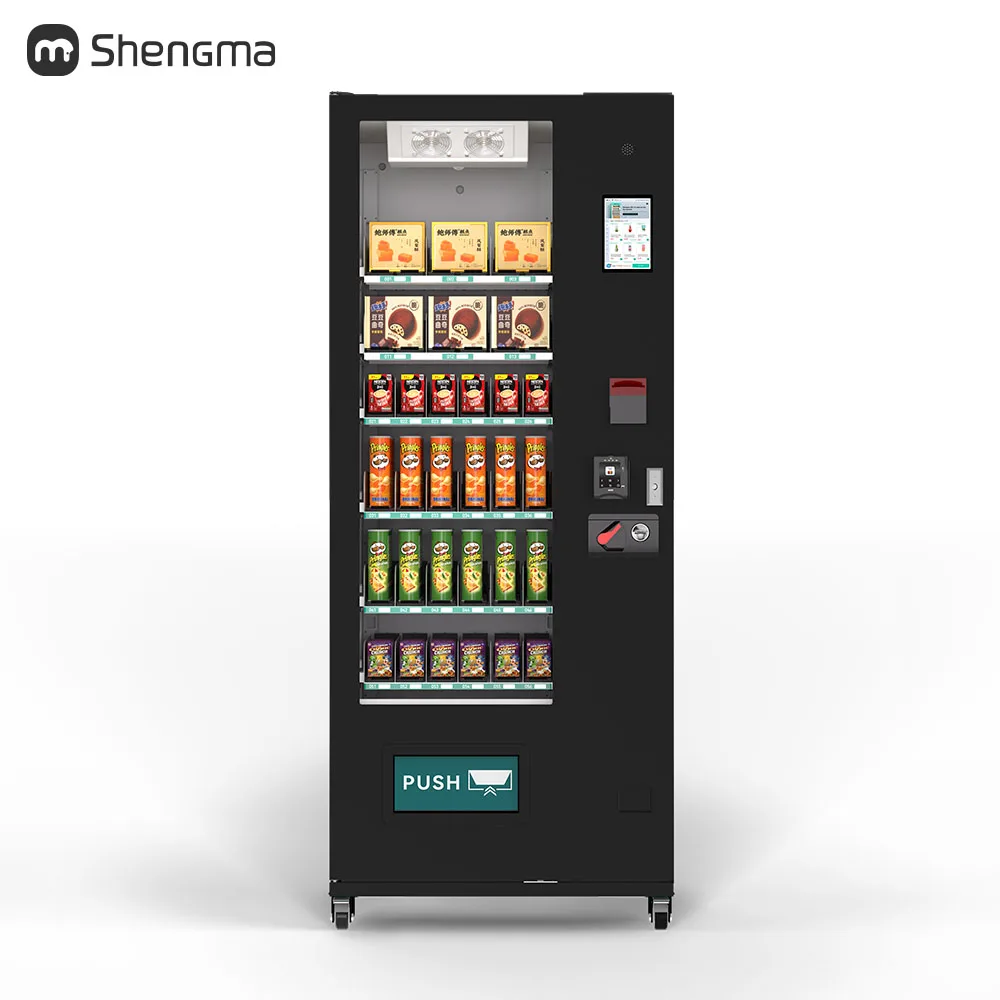 

Digital Smart Vending Machine Touch Screen Food Drink Snack Combo Drink Foods Conveyor Belt Vending Machine