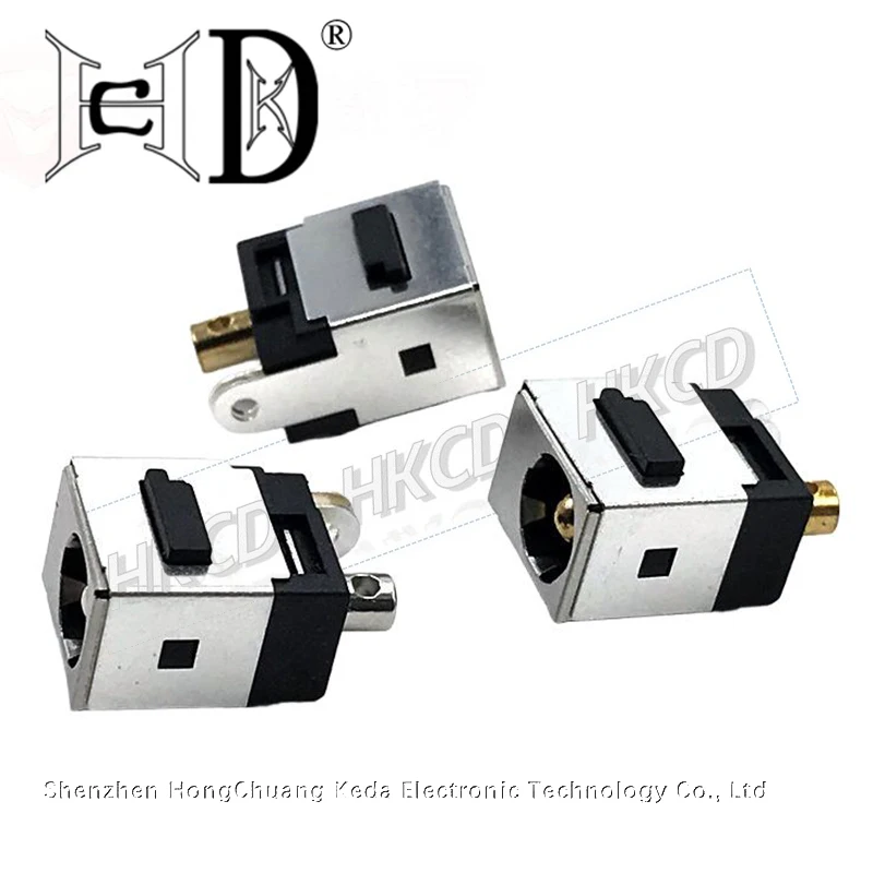 100Pcs DC-112 vertical in-line DC power socket DC-044H half pack 3 feet high temperature resistant notebook charging mother seat