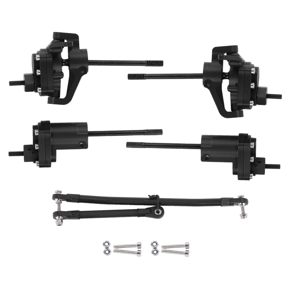 

AR44 Axle Metal Front and Rear Portal Axle Set for Axial SCX10 II 90046 1/10 RC Crawler Car Upgrades Parts Accessories,2