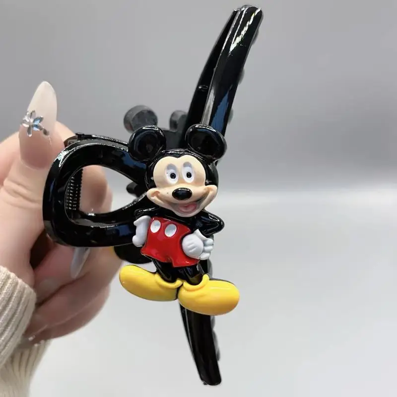 Disney Cute Mickey Mouse Hair Claw Clip for Women Girls Barrette Crab Hairpin Shark Clip Ponytail Hairpins Headwear Accessories