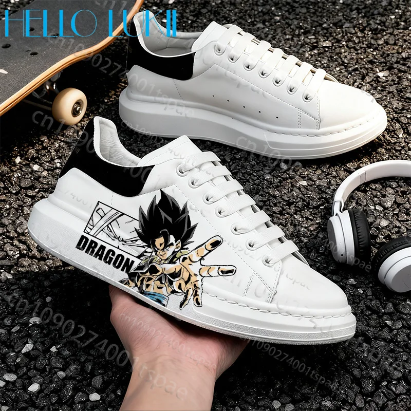 

Кеды Dragon Ball для молодежи и студентов, хит продаж, с граффити Сон Гоку, модные, износостойкие, повседневные, для прогулок, мужские и женские