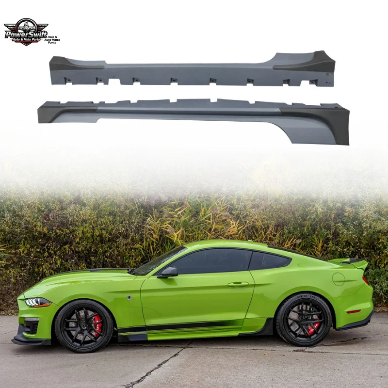 

Suitable for 2015-2023 Front Bumper Ford Mustang Modified Shelby Super Snake Side Skirts