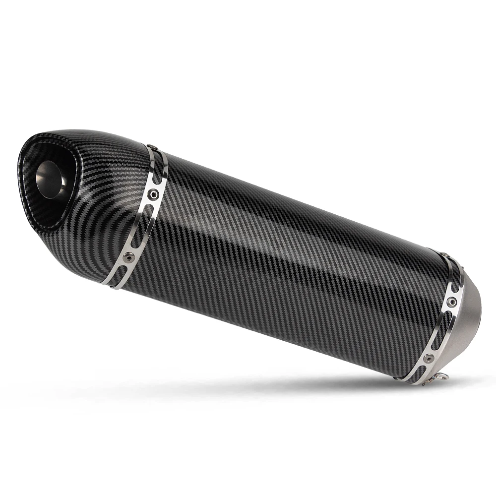 

High Quality Motorcycle 51MM Universal Muffler Exhaust Tail Pipe For gsx8r sv650 xsr155 fz6 cb500x cbr250rr versys1000