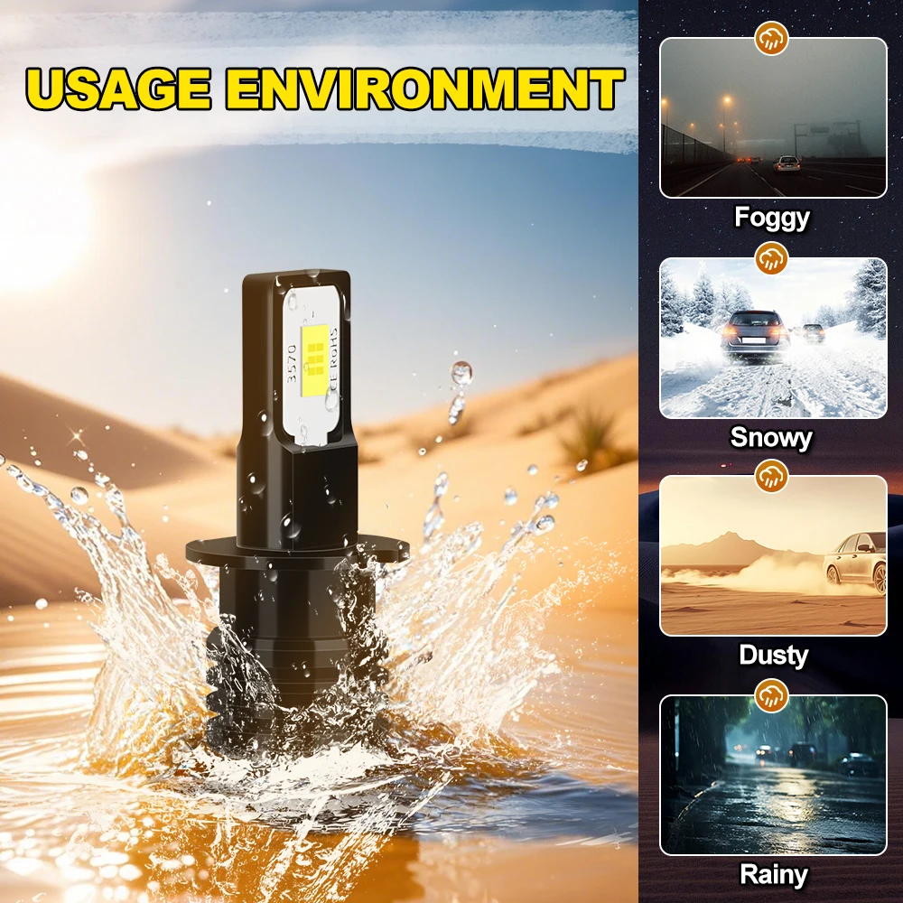 ل ألفا روميو جيوليتا 2010-2023 2011 2012 2013 2014 2015 2016 2017 مكافحة وهج LED مصابيح الضباب 20000LM Canbus جاهزة #6