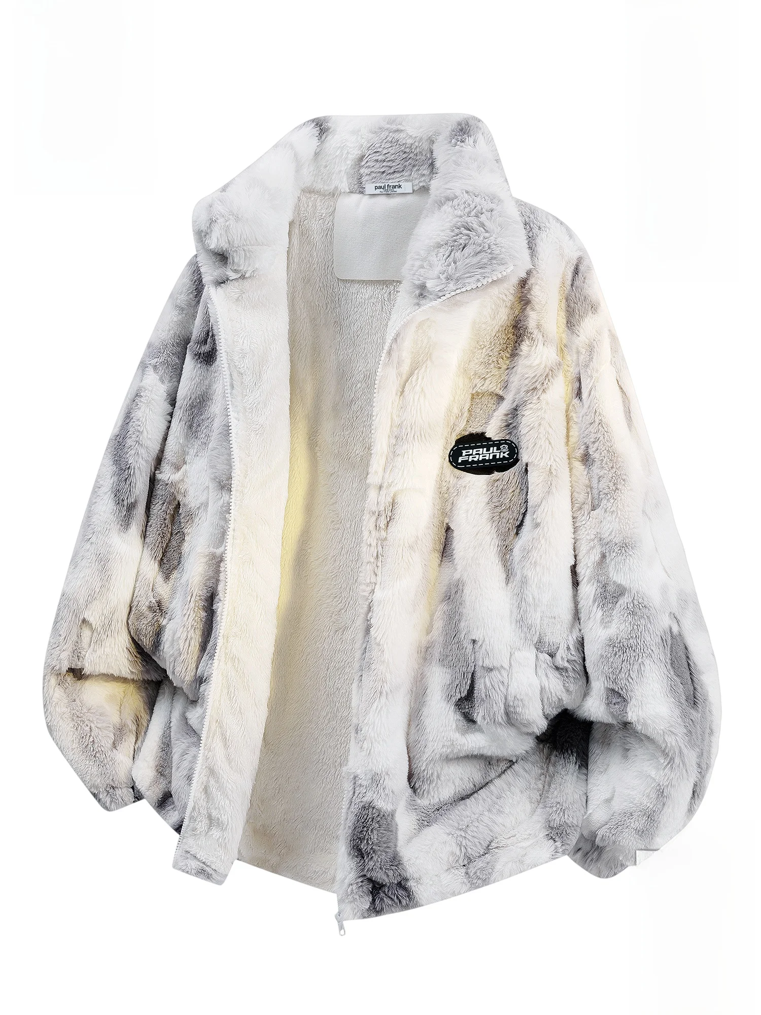 

PaulFrank Thiened Lamb Velvet Jaet Men Winter Fce Loose Casual New Sle Outerwear Warm Youth ular Polyester Fiber