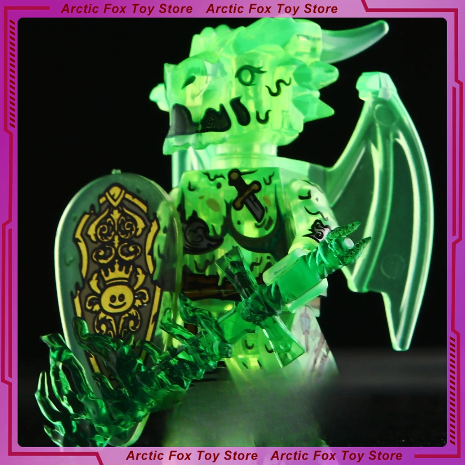 

5 см новая аниме-фигурка мертвого дракона рыцарь периферийные пластиковые модели украшения шрифты статуя детские подарки на день рождения игрушки