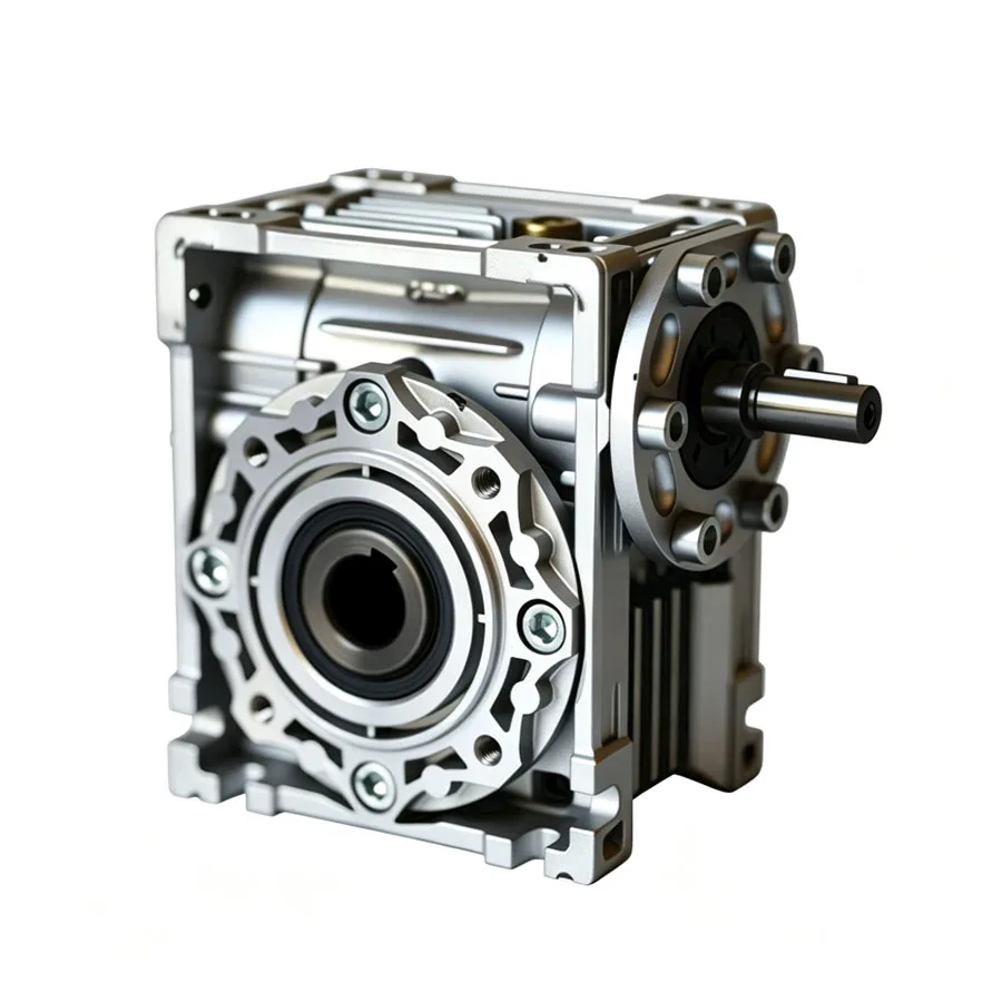 Single input shaft worm gear reducer NRV30 NRV40 NRV50 NRV63 NRV75 hand cranked gearbox variable speed reducer