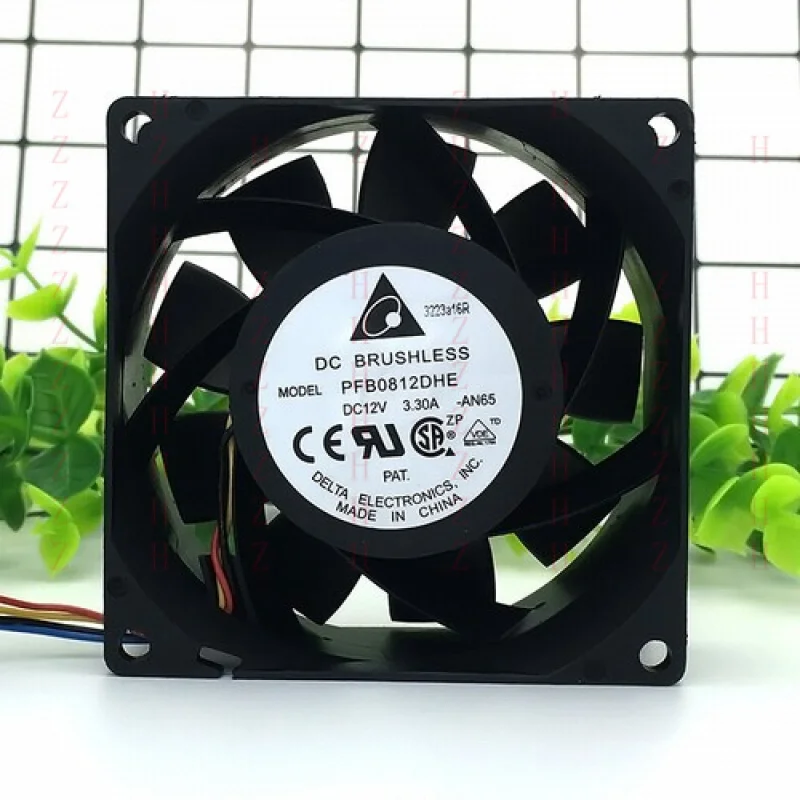 

XXZ for Delta PFB0812DHE 12V 3.30A 8038 Double Ball DELL Server Expansion Cabinet Fan