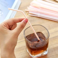 50-1000 Pcs Multicolor Drinking Straws Rietjes Milk Tea Bar Party Wedding Kitchen Home Accessories Beverage Black Straw Wholesal 5