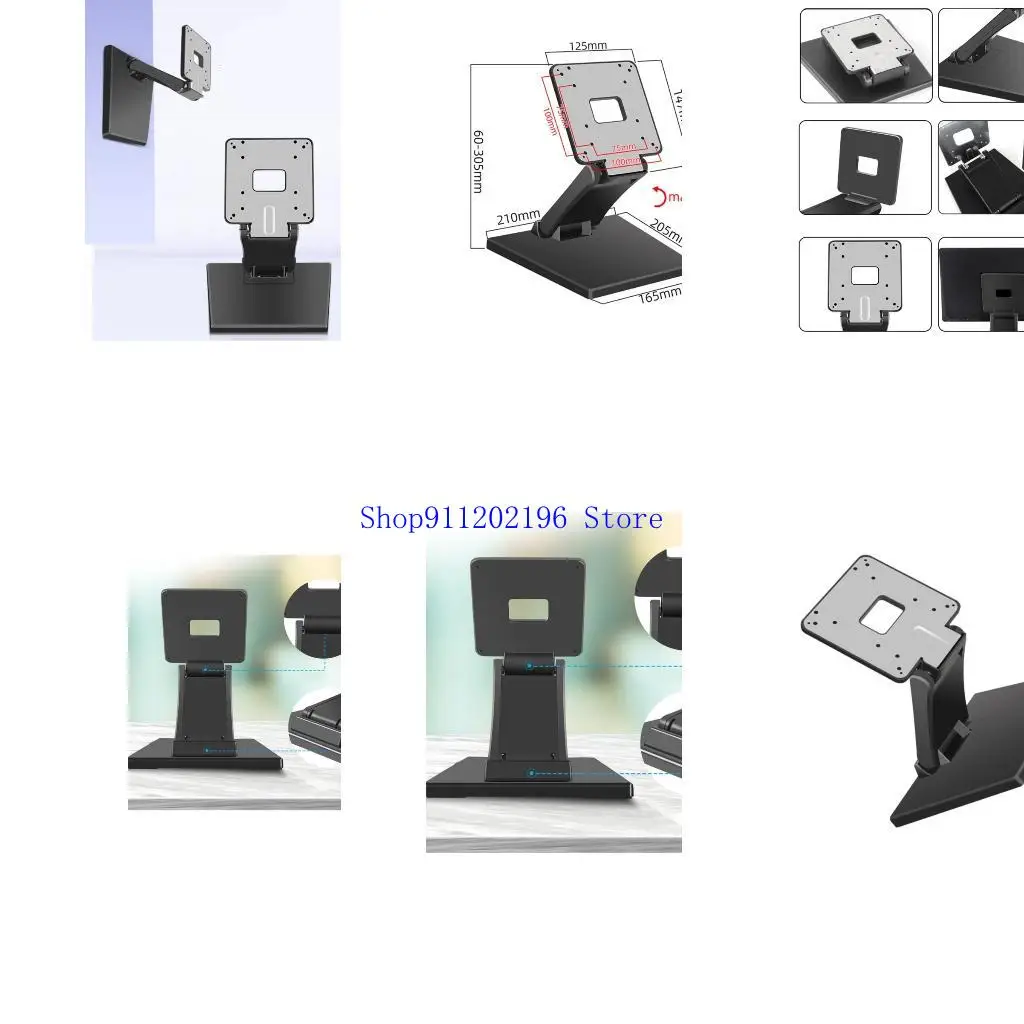 

P82A Portable Monitor Holder для 13-27-дюймового экрана до 6,5 кг на рабочем столе расширяется