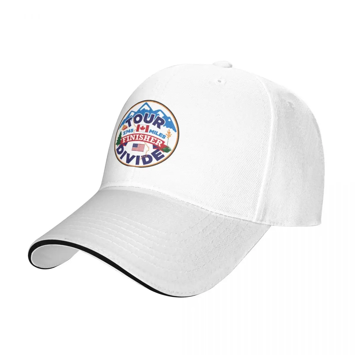 

Tour Divide Finisher Emblem Baseball Cap Golf Hat Man Fishing cap Kids Hat Woman Men's