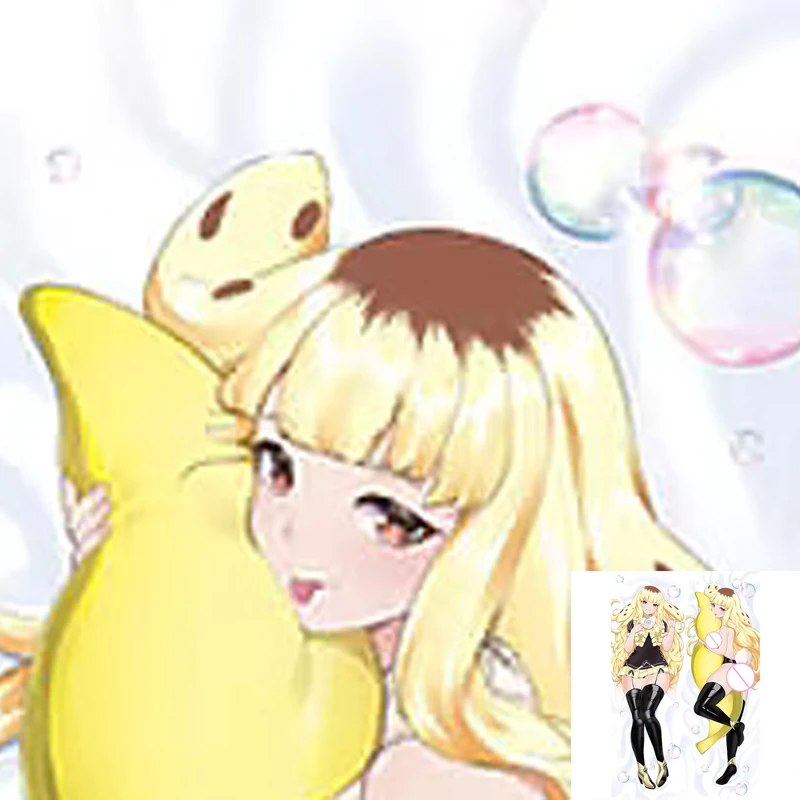 

Dakimakura Anime Pillow Cover Bubbly Bunnana Double Sided Print 2Way Cushion Cover Xmas