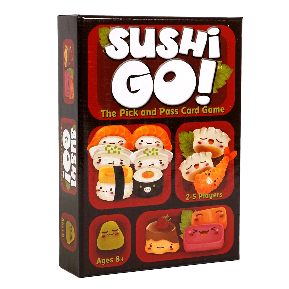 Sushi Go! The Pick and Pass Card Game Includes 108 Cards strategic Thinking Board Game Family Fun Game