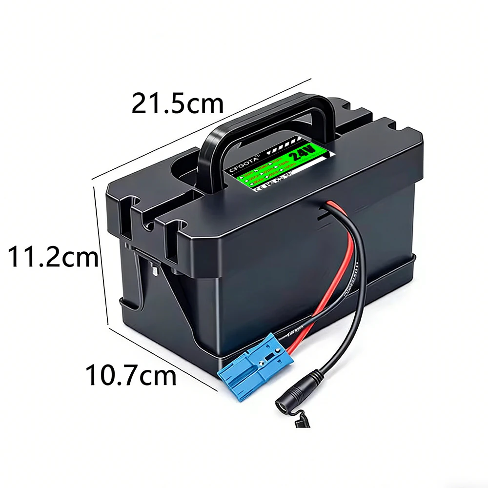 24V 50Ah For Power Wheels, 24 Volt Replacement Li-ion Battery for Ride-On Cars & Toys, Lightweight and Long-Lasting