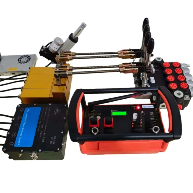 

Wirels Radio Crane Remote Hydraulic Control Kit with 4 Joysticks, V/V, kg