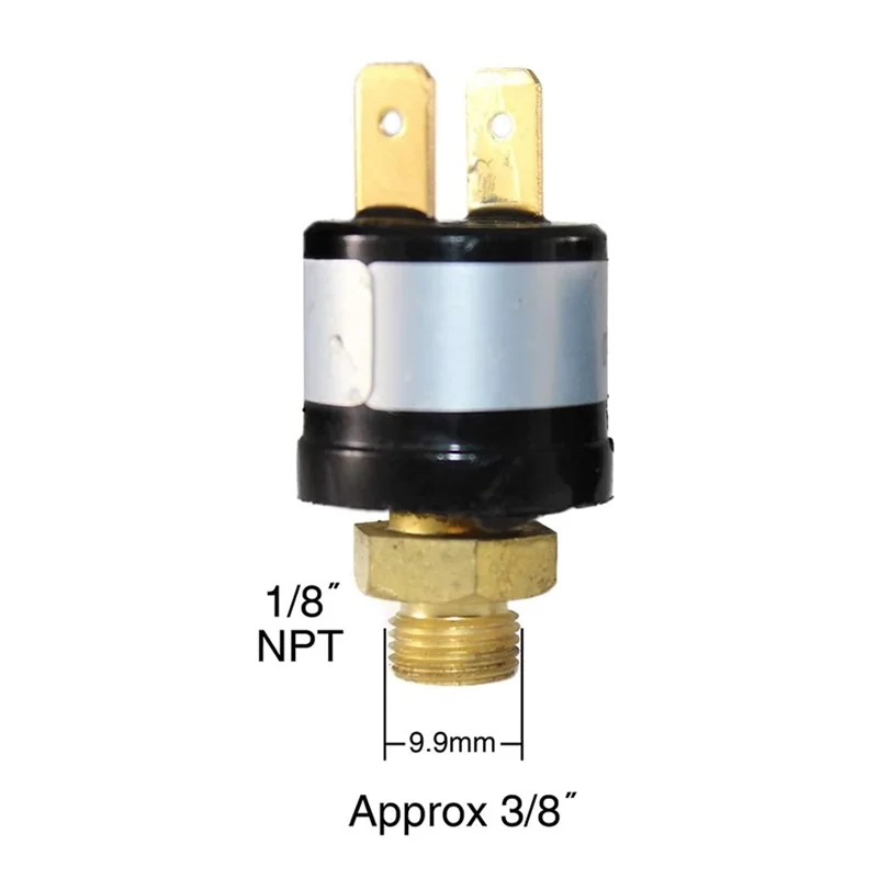 12V 120-150 PSI Air Compressor Pressure Control Switch Valve Horn