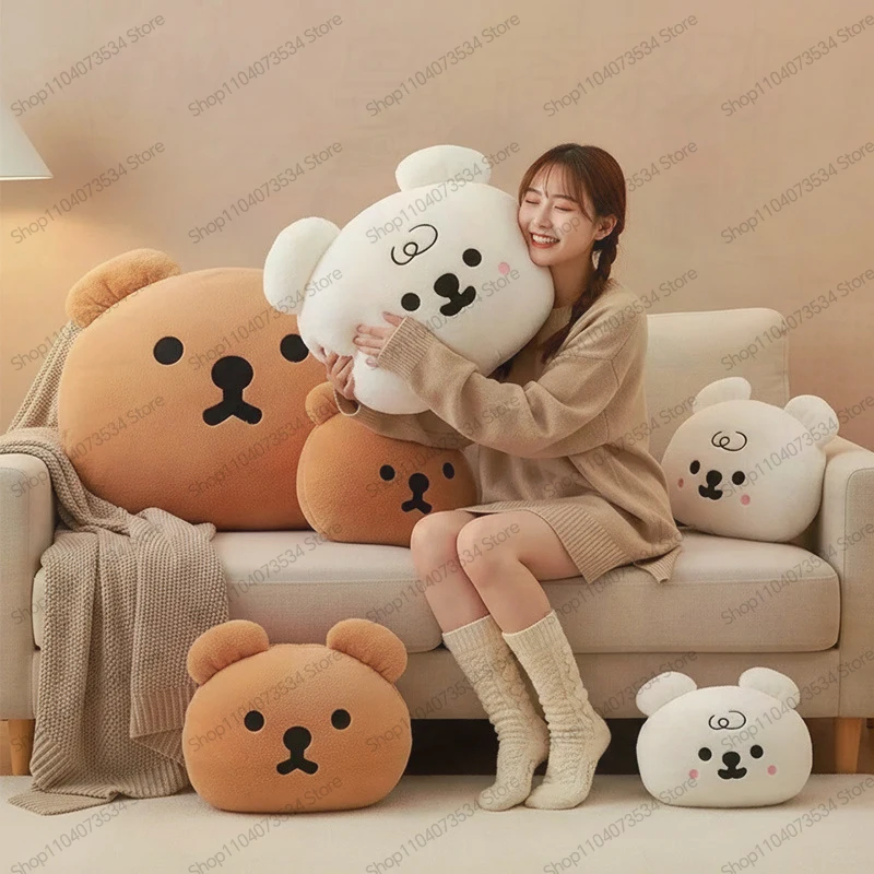 

Милая плюшевая игрушка-медведь в стиле аниме для девочек, декор для спальни, подушка для дивана, подарок на день рождения для взрослых любителей аниме
