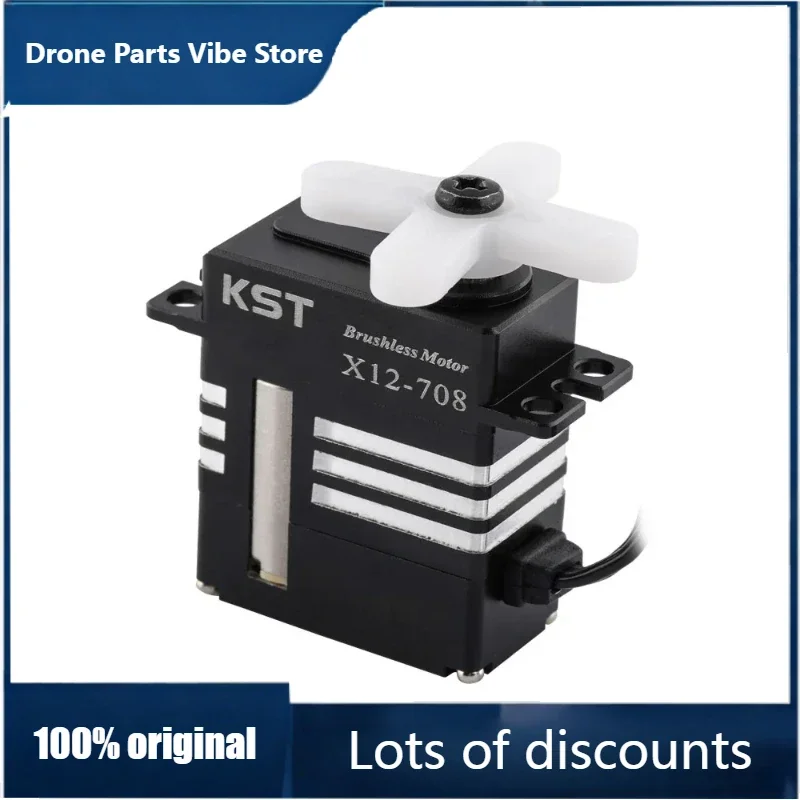 

FyOriginal KST X12-708 9.3Kgf.cm 0.07sec Brushless Micro Servo for 380/420/450 Size Helicopter