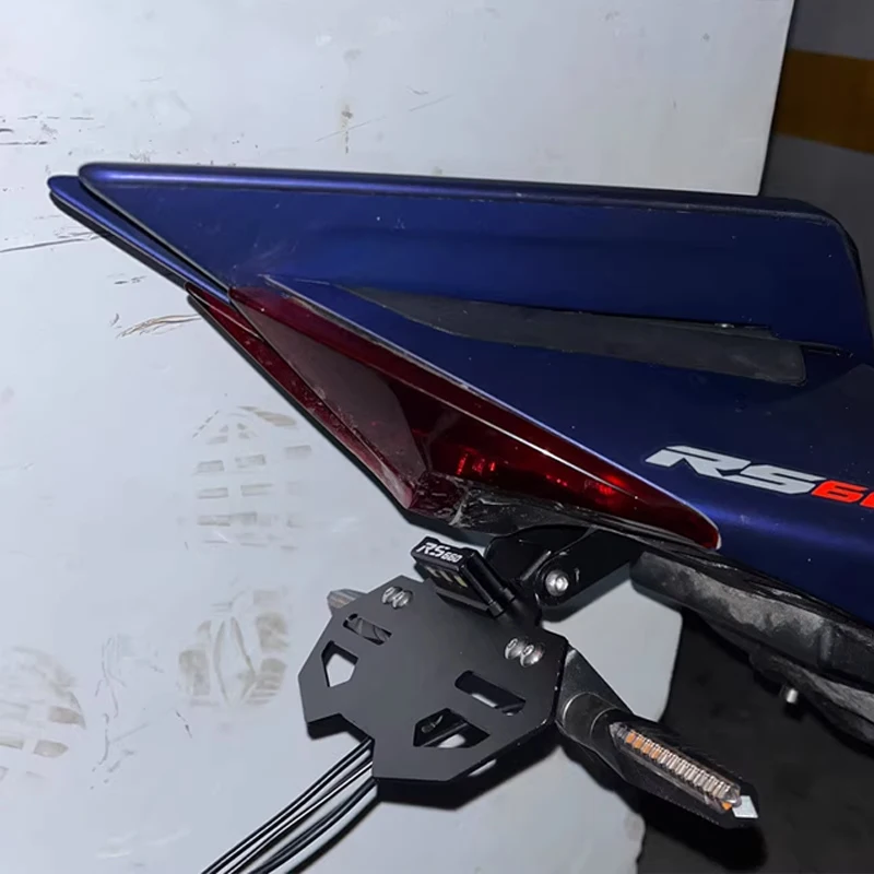 Fit For Aprilia RS660 Tuono 660 RSV4 FACTORY 2021-2023 Motorcycle License Plate Holder Fender Eliminator Registration Bracket