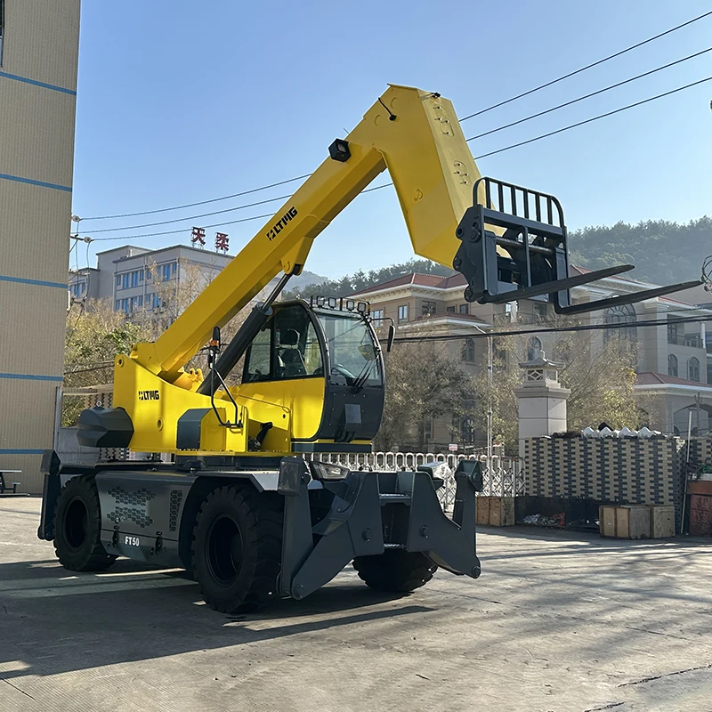 Nearsun Chinese supplier heavy duty telescopic arm forklift telehandler 5000kg telescopic forklift for sale